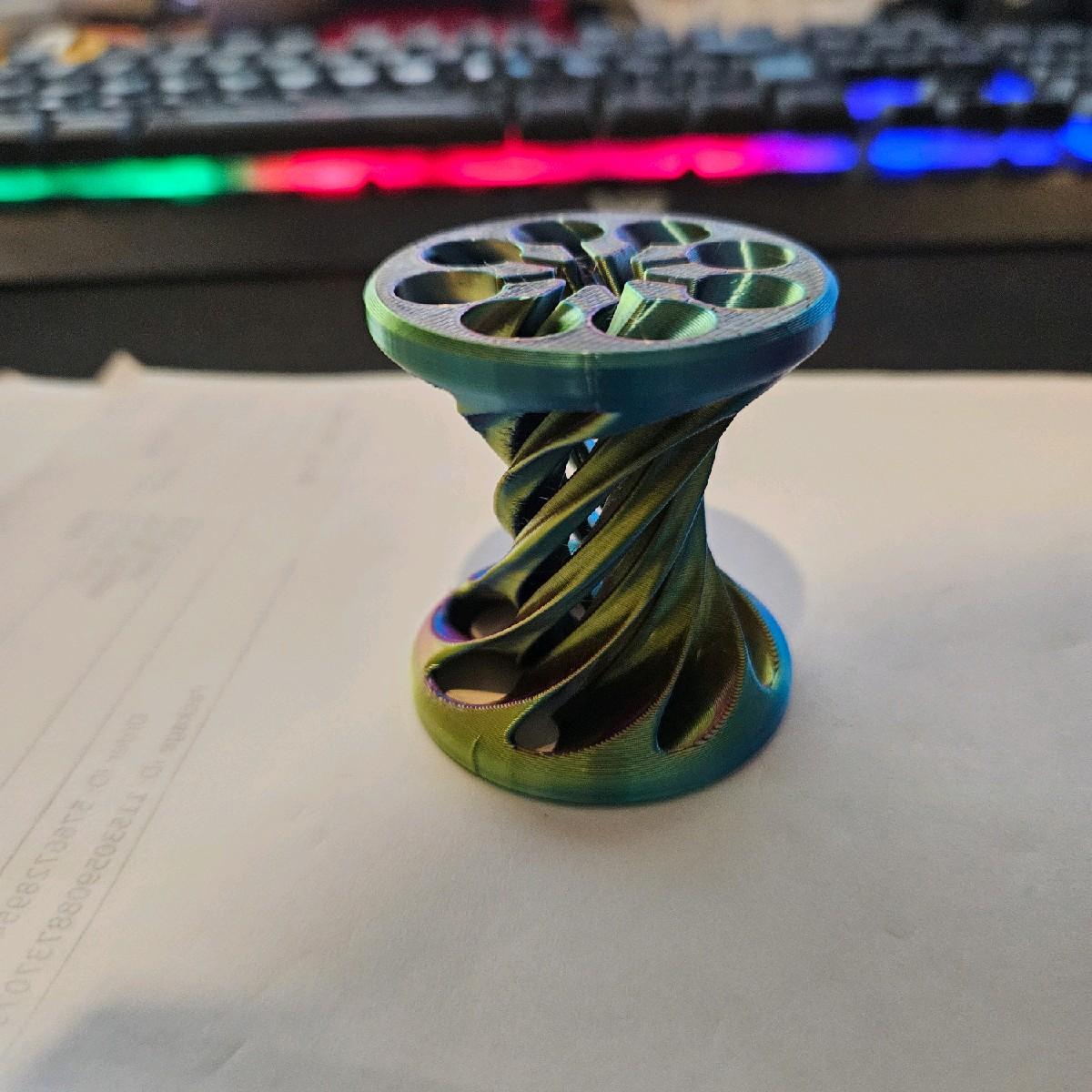The Viral Impossible Vortex - Multicolour 3D Printed Object. Stress Relief, Fidget Toy. fidgetstoys - Image 2