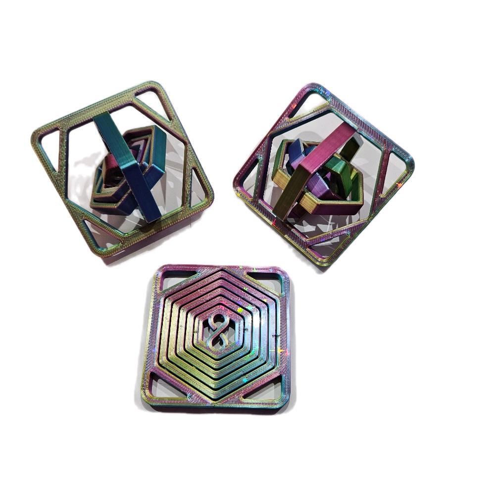 HexaSpin Gyro Fidget Toy for Stress Relief and Anxiety Relief