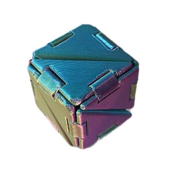 FlexiCube – Premium 3D-Printed Fidget for ADHD, Autism & Anxiety Relief | GS3Ds
